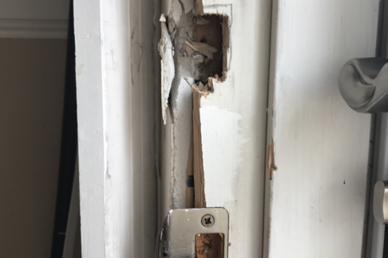 frame door repair August