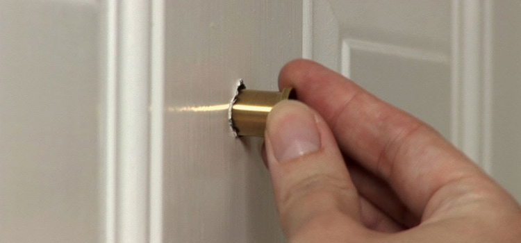 peephole door repair in August